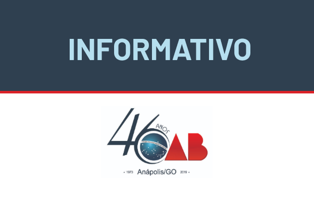 OAB Anápolis informa o teor da Portaria nº 001/2020 da 4ª Vara Criminal da Comarca de Anápolis