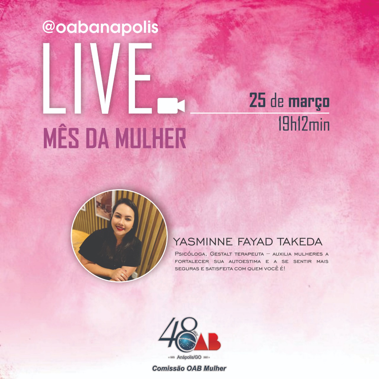 Live – Mês da mulher (25/03/2021)