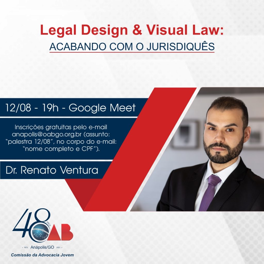 Palestra – Legal Design & Visual Law: acabando com o jurisdiquês