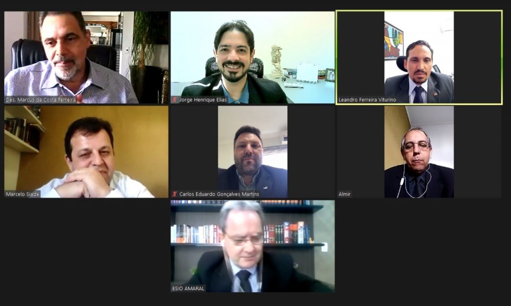 Diretoria da OAB ANÁPOLIS se reúne com o Desembargador Marcus da Costa Ferreira para tratar pauta de interesse da Advocacia atuante nos Juizados Especiais