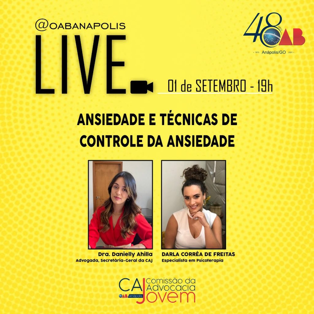 Live – Ansiedade e técnicas de controle da ansiedade