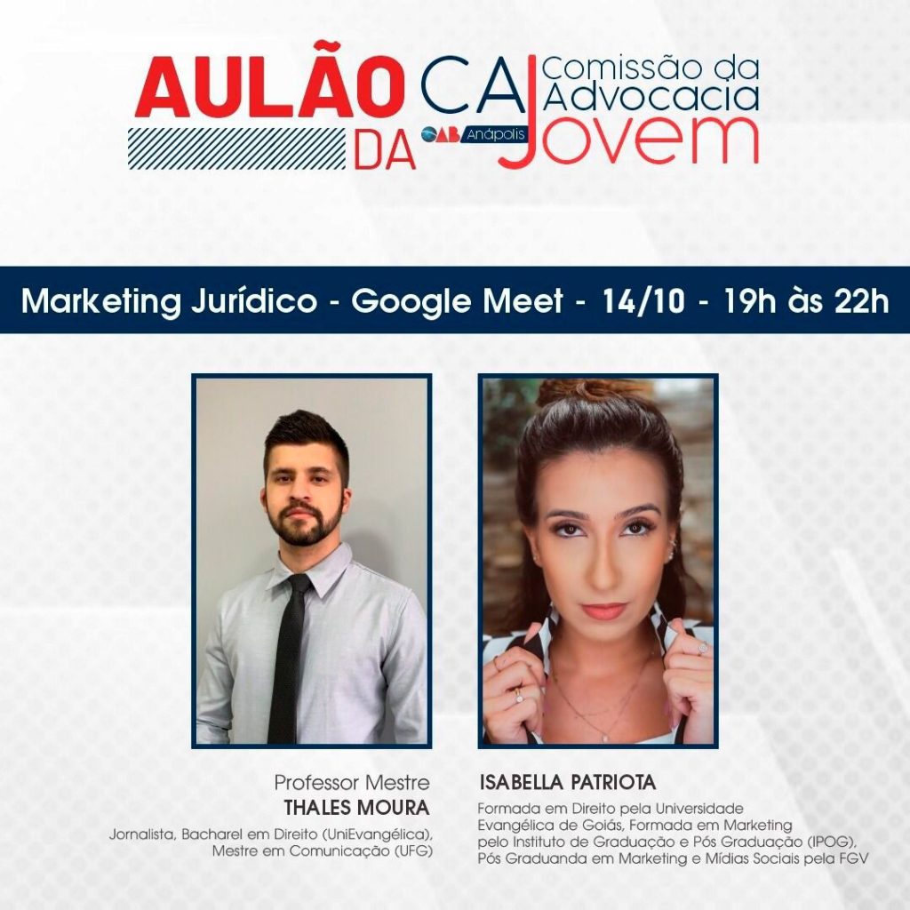 Live – Aulão da CAJ: Marketing Jurídico