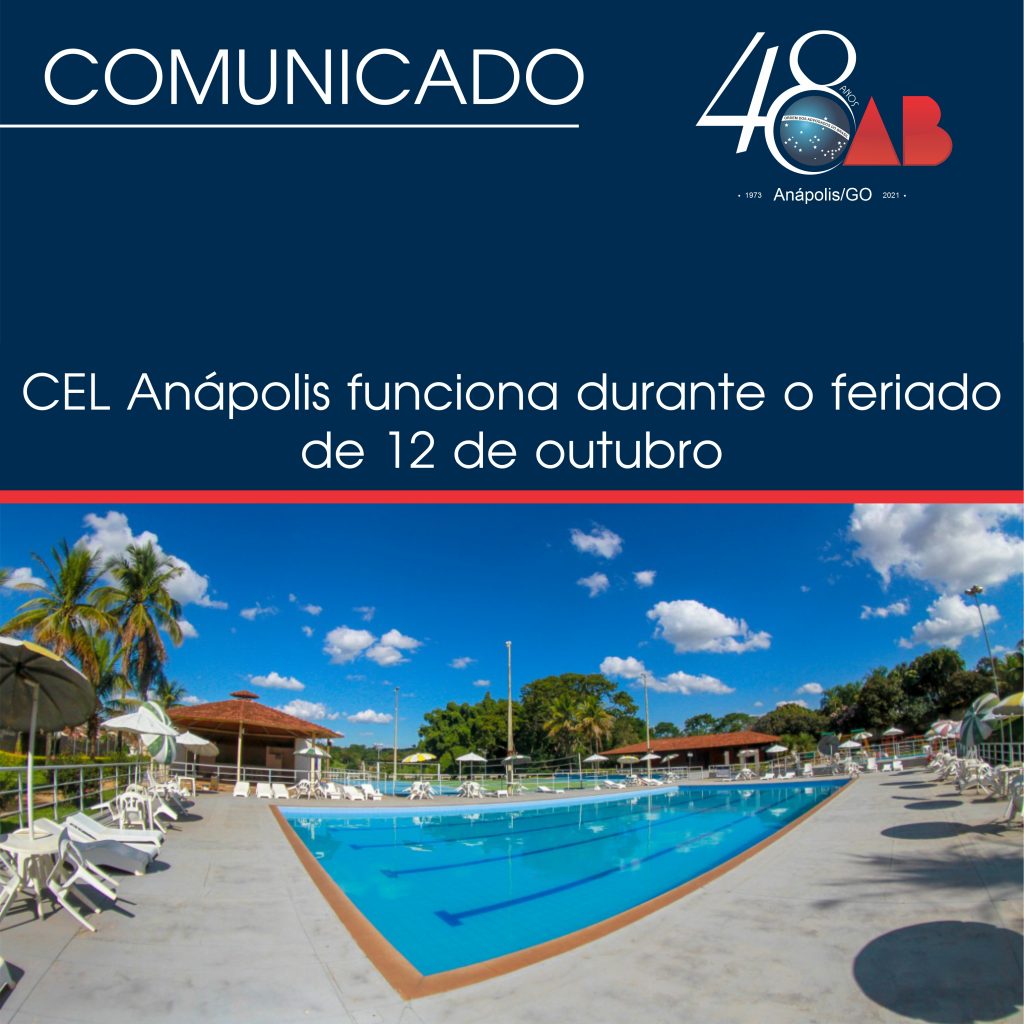 CEL Anápolis funciona durante o feriado de 12 de outubro