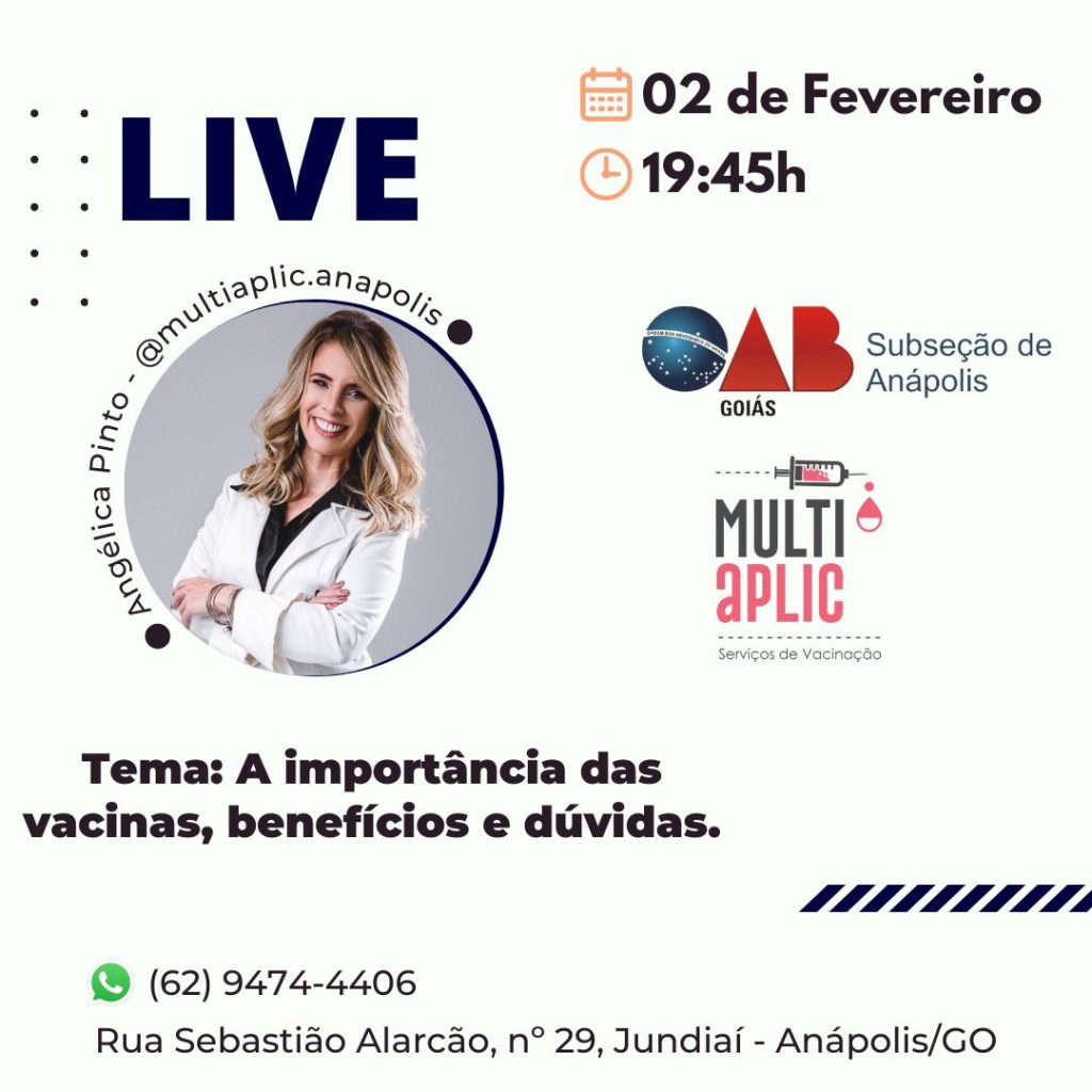 Live: A importância das vacinas, benefícios e dúvidas.