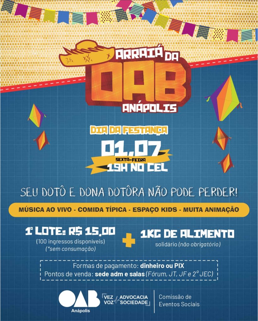 Arraiá da OAB Anápolis
