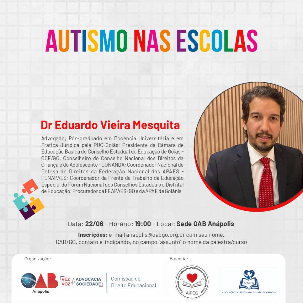 Palestra – Autismo nas Escolas