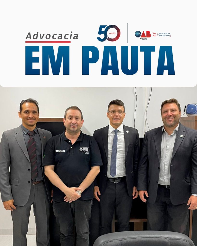 Diretoria da OAB Anápolis visita varias autoridades da cidade
