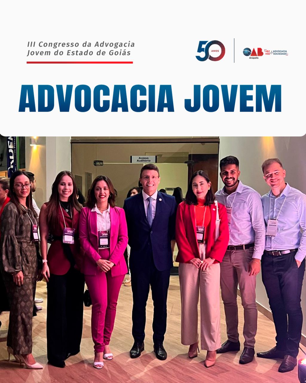 OAB Anápolis presente no III Congresso da Advogacia Jovem do Estado de Goiás