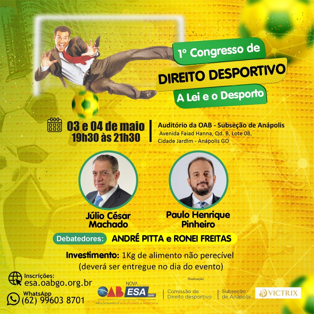1º Congresso de Direito Desportivo – A Lei do Desporto