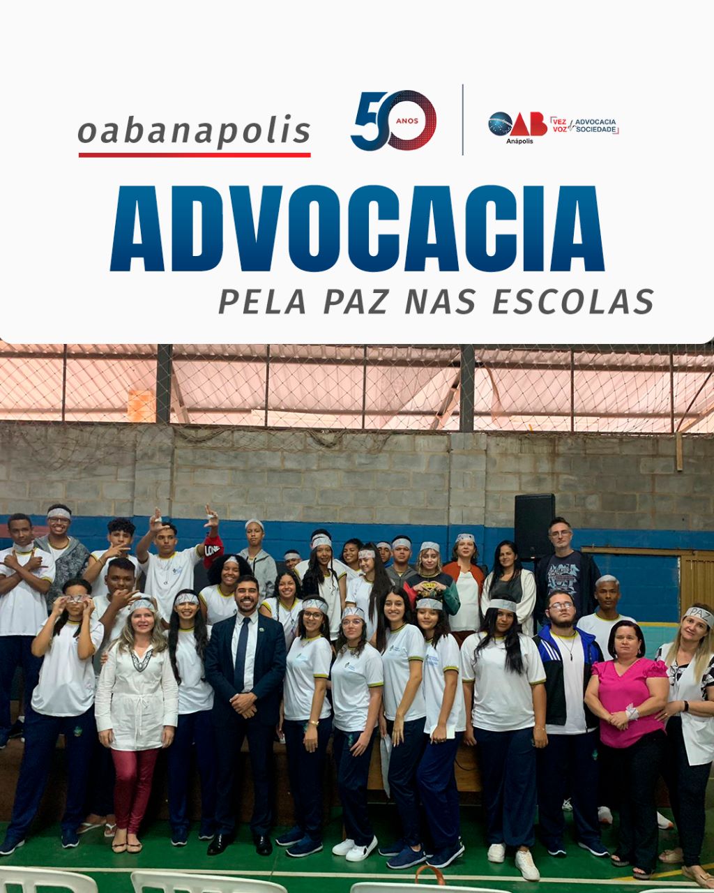 OAB Anápolis visita escolas estaduais de Anápolis e dá palestras sobre Direito e Cidadania