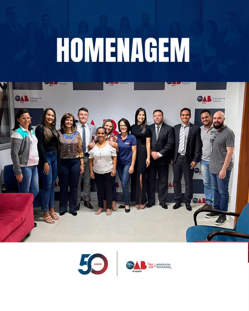 OAB Anápolis presta homenagem a colaboradora