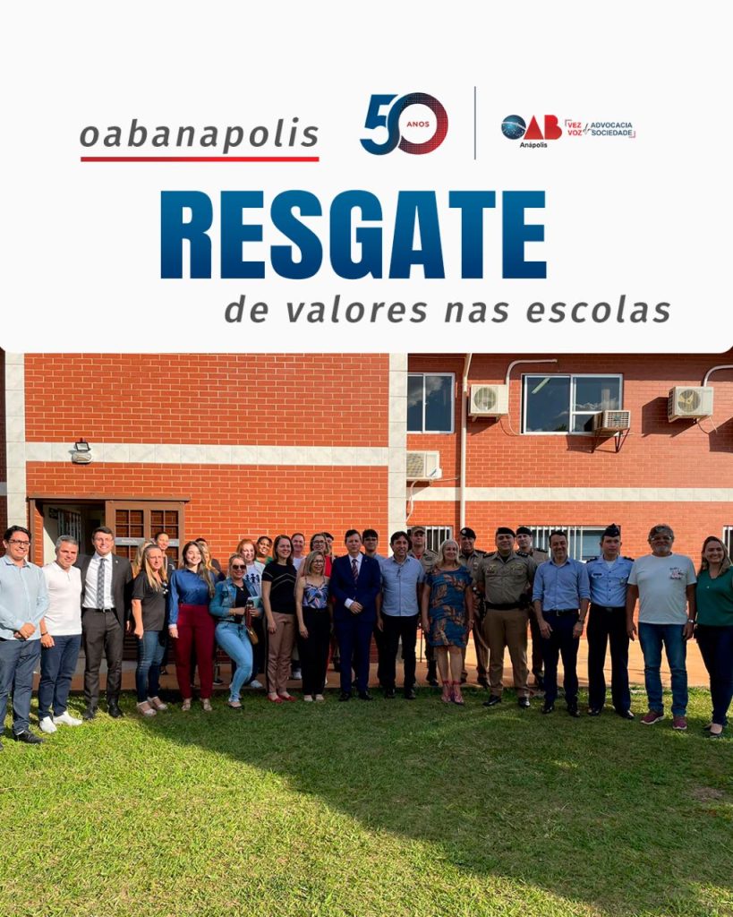 Resgate de valores nas escolas