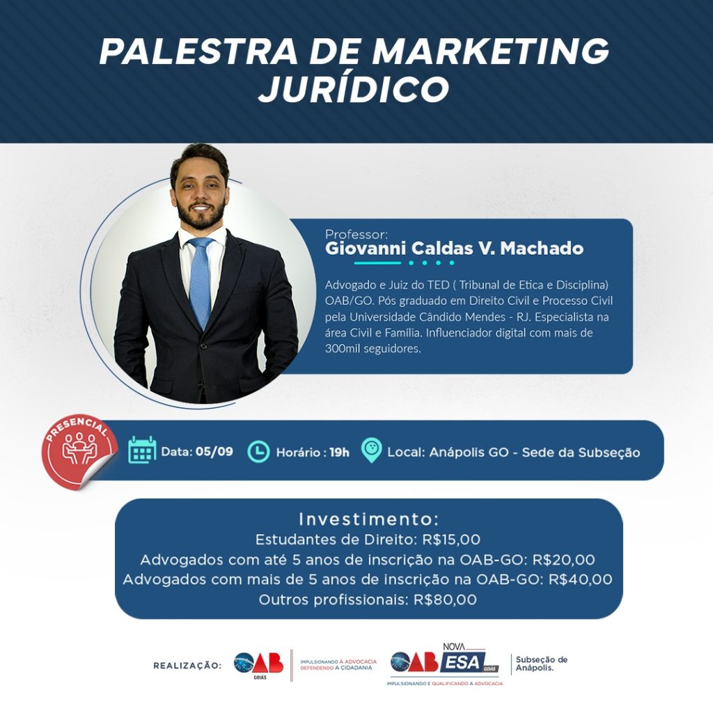 Palestra de Marketing Jurídico