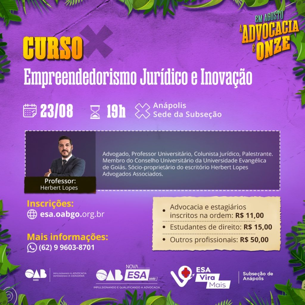 Curso Empreendedorismo Jurídico