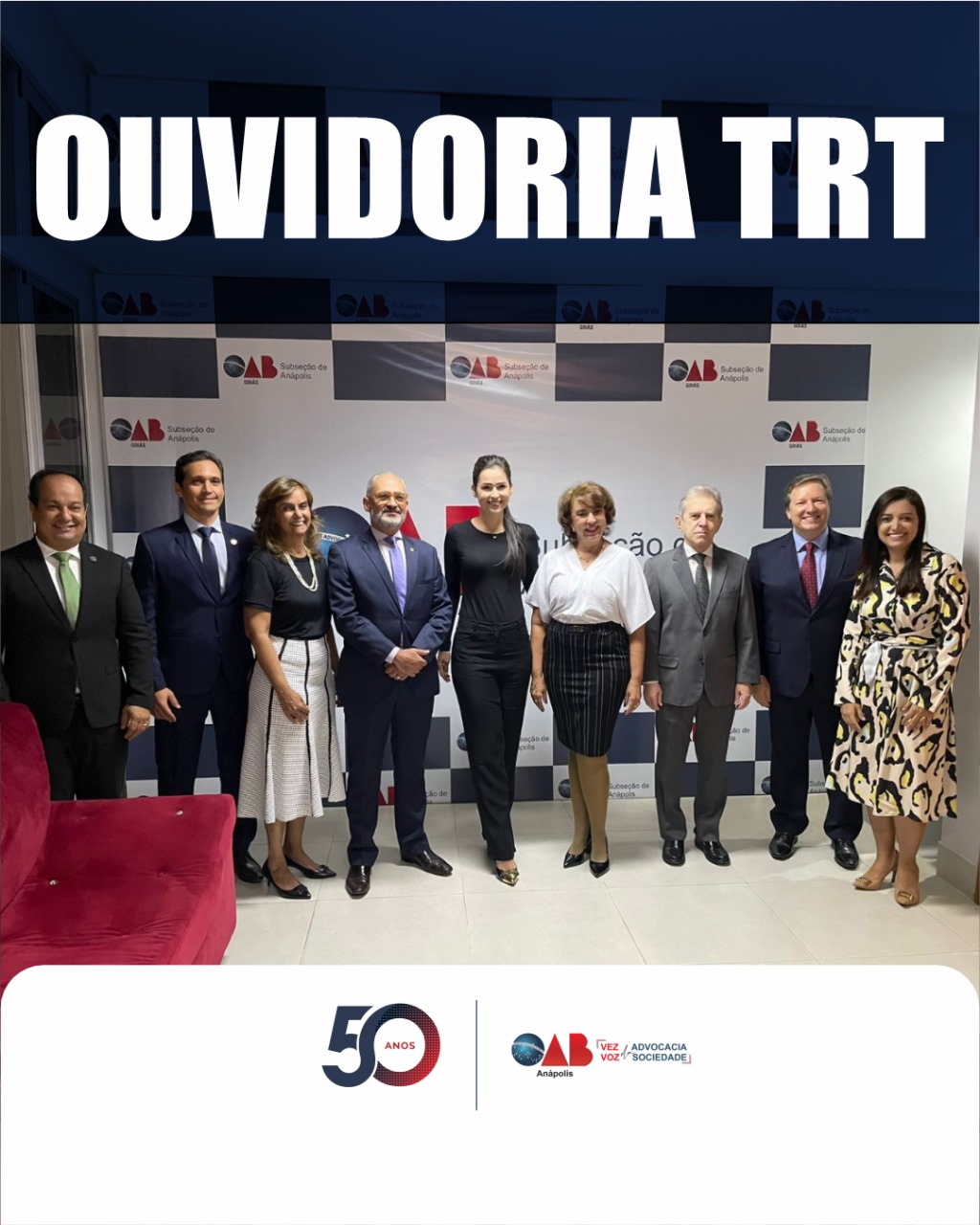 OAB Anápolis recebe a Ouvidoria do TRT-18