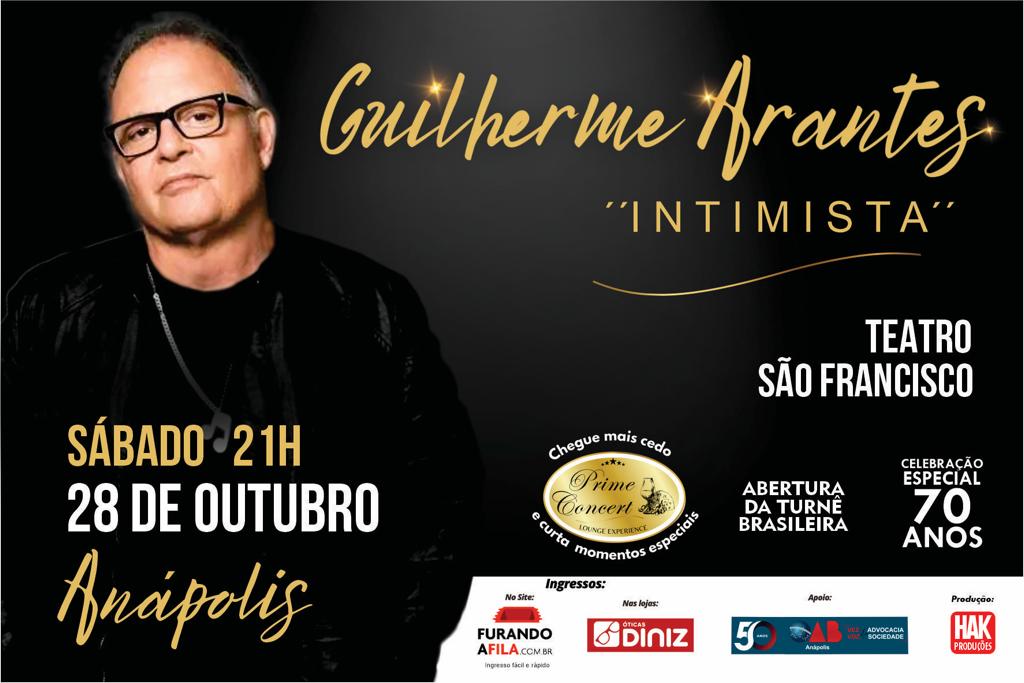 IMPERDÍVEL! GUILHERME ARANTES SE APRESENTA COM O SHOW “INTIMISTA”