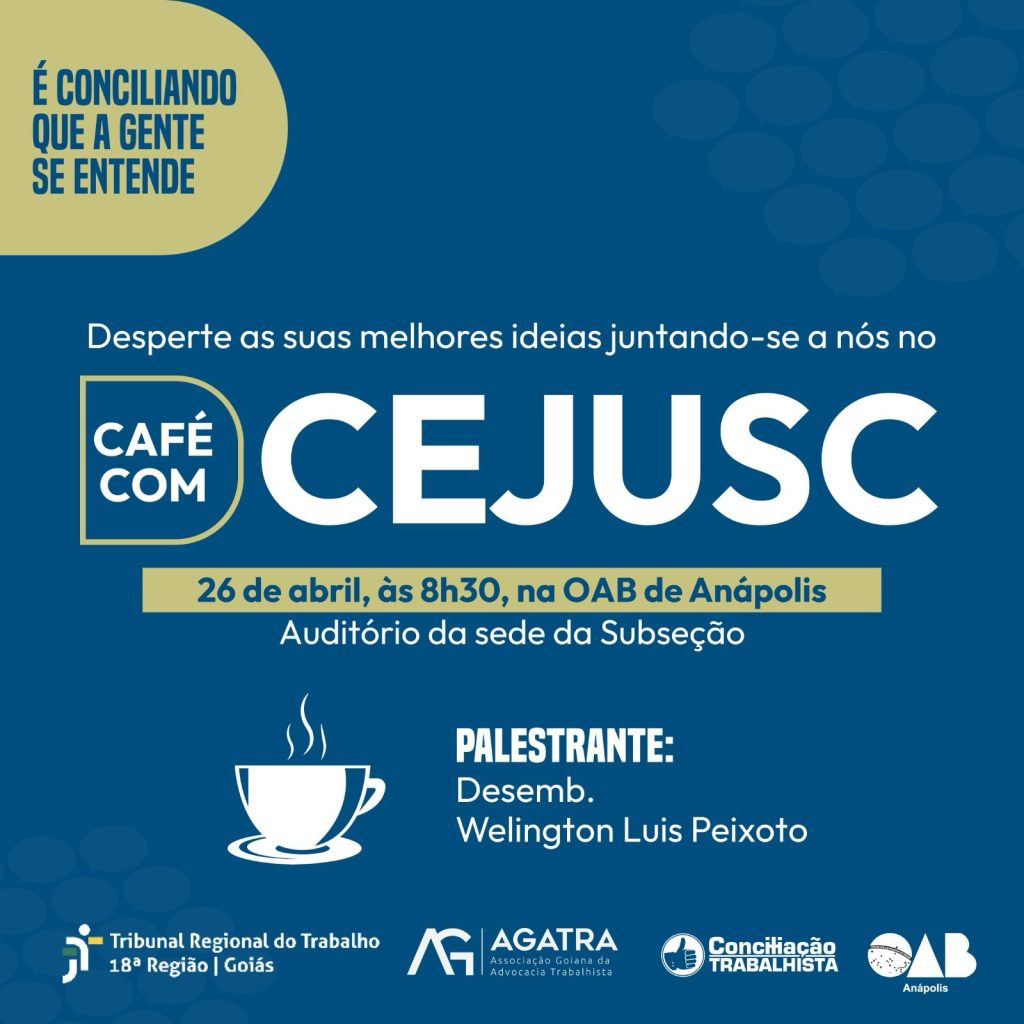 CAFÉ COM CEJUSC TRABALHISTA