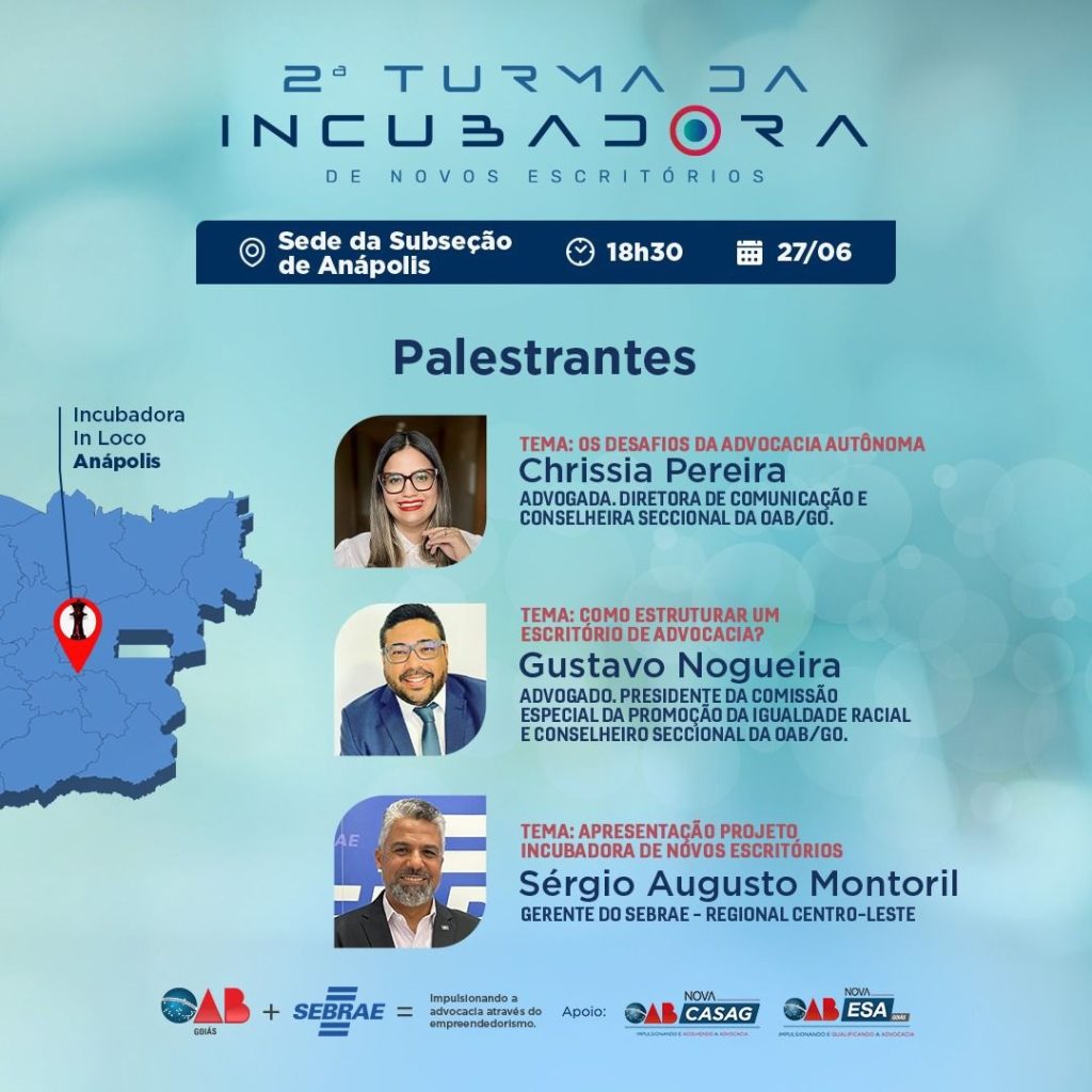 Incubadora In Loco- 2° Turma da Incubadora de novos Escritórios
