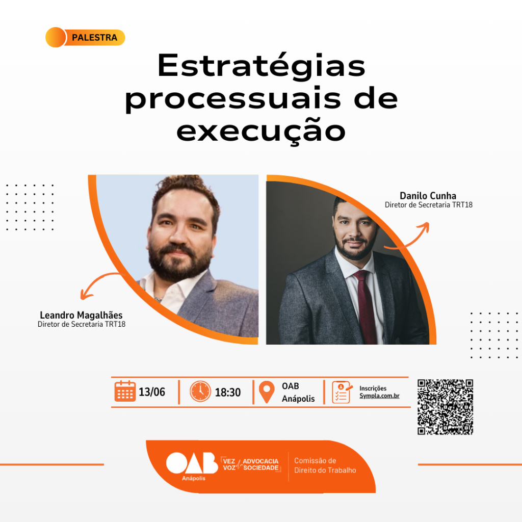 Palestra – ESTRATÉGIAS PROCESSUAIS DE EXECUÇÃO