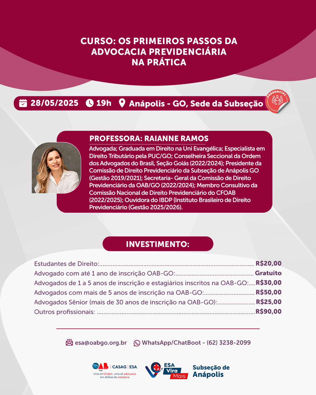 Curso: Os Primeiros Passos da Advocacia Previdenciária na Prática