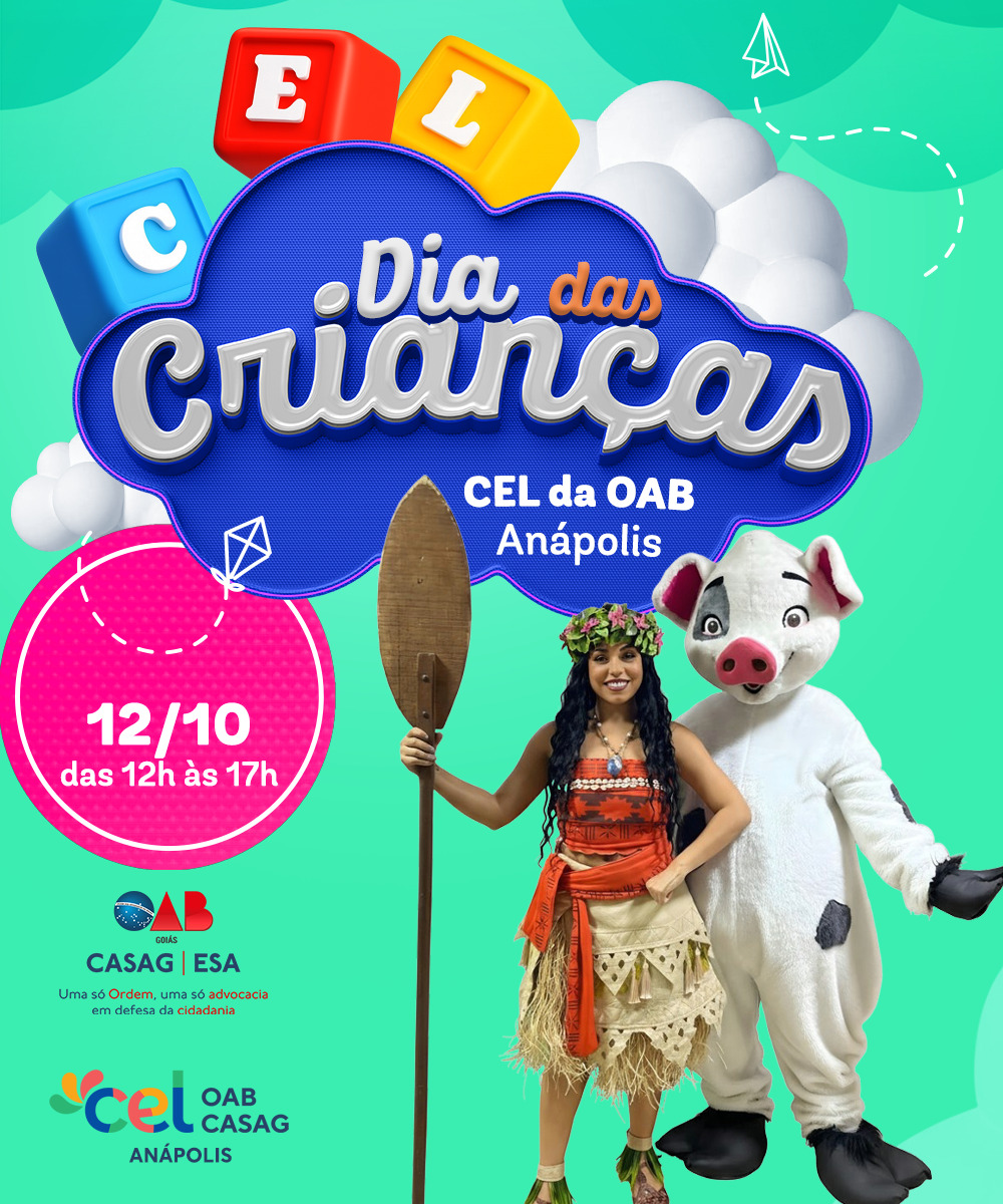 🎉✨ O Dia das Crianças no CEL da OAB Anápolis está chegando! 🌈