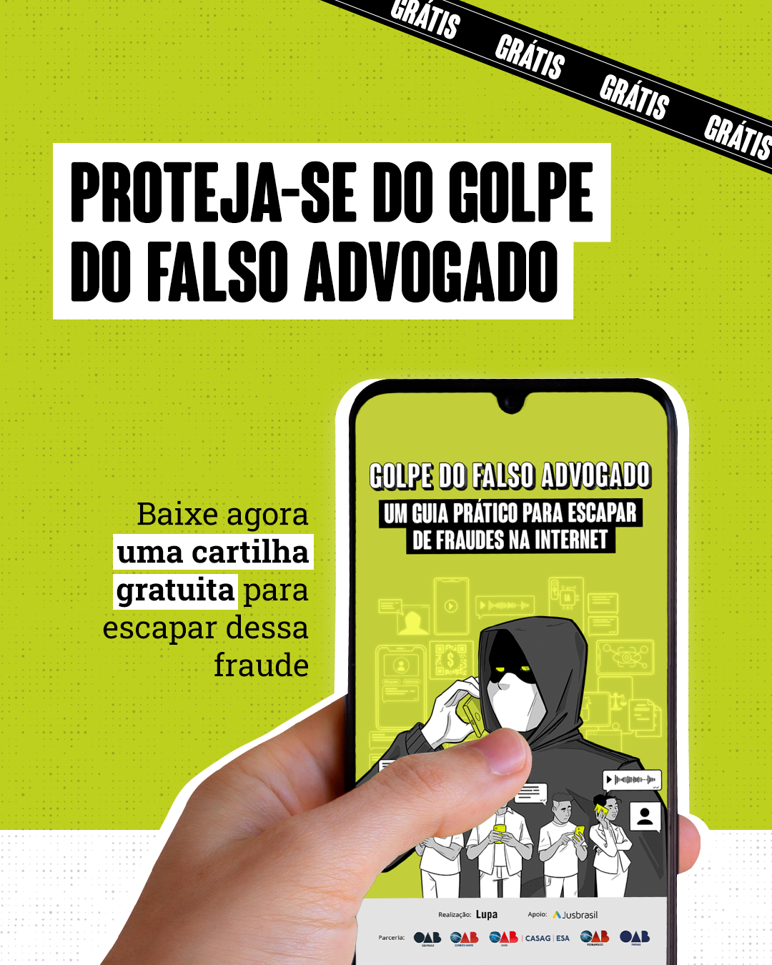 OAB-GO participa do lançamento de cartilha nacional de prevenção ao golpe do falso advogado