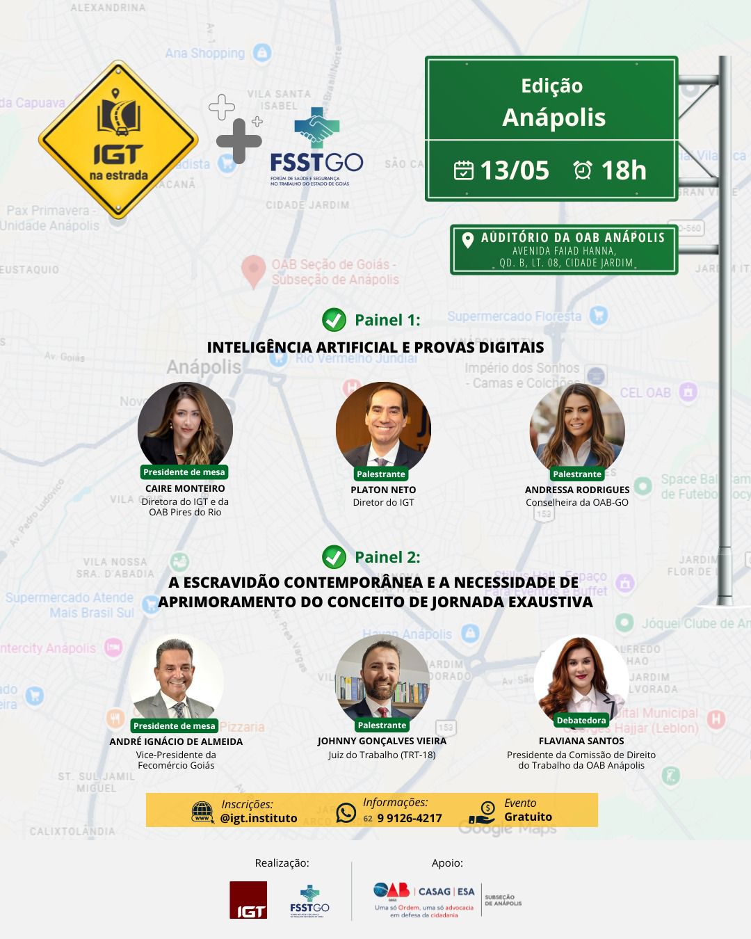 🚧 IGT na Estrada chega a Anápolis!
