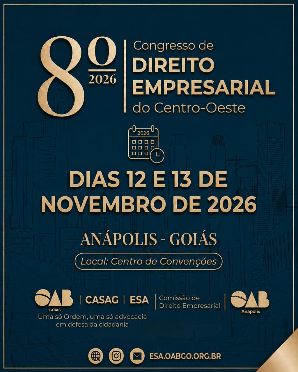 8º Congresso de Direito Empresarial do Centro-Oeste
